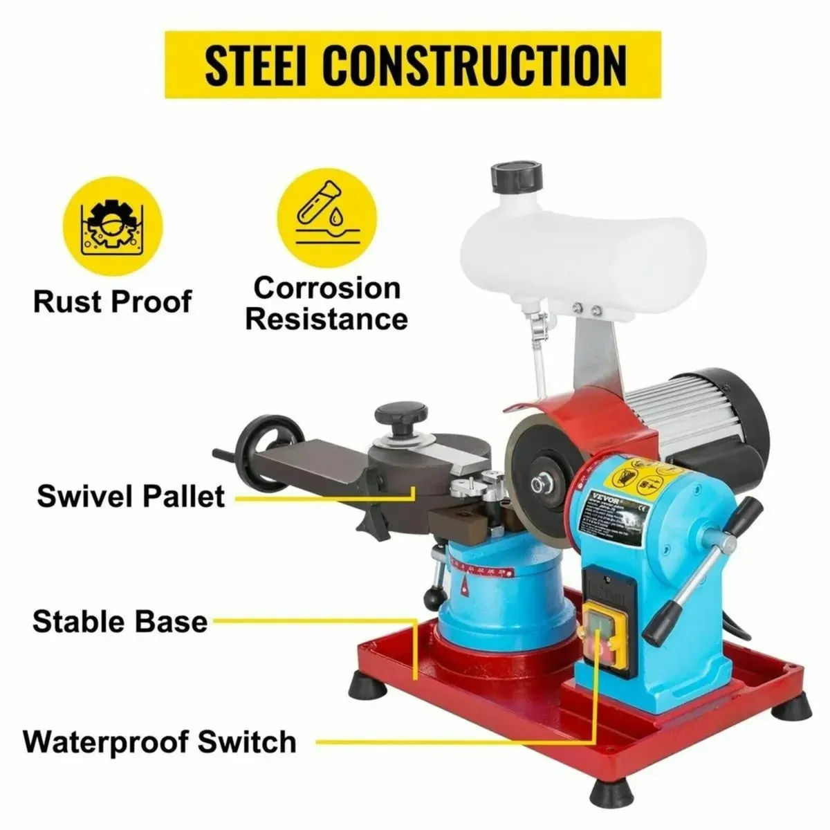 Saw Blade Sharpener 230V Adjustable Angle Grinder - Image 3