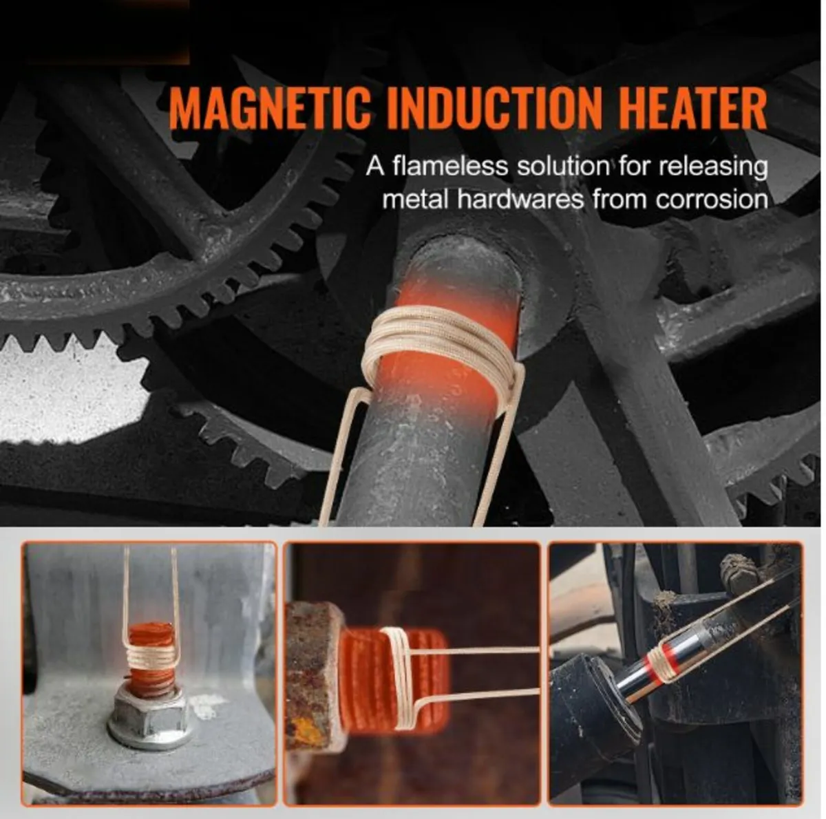 10pcs Magnetic Induction Heater Hand-held Inductio - Image 4