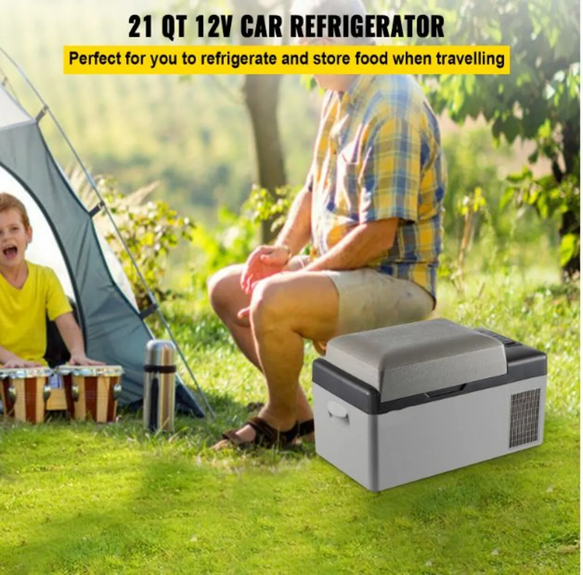 Car Refrigerator 20L Compressor Portable Small Ref - Image 2