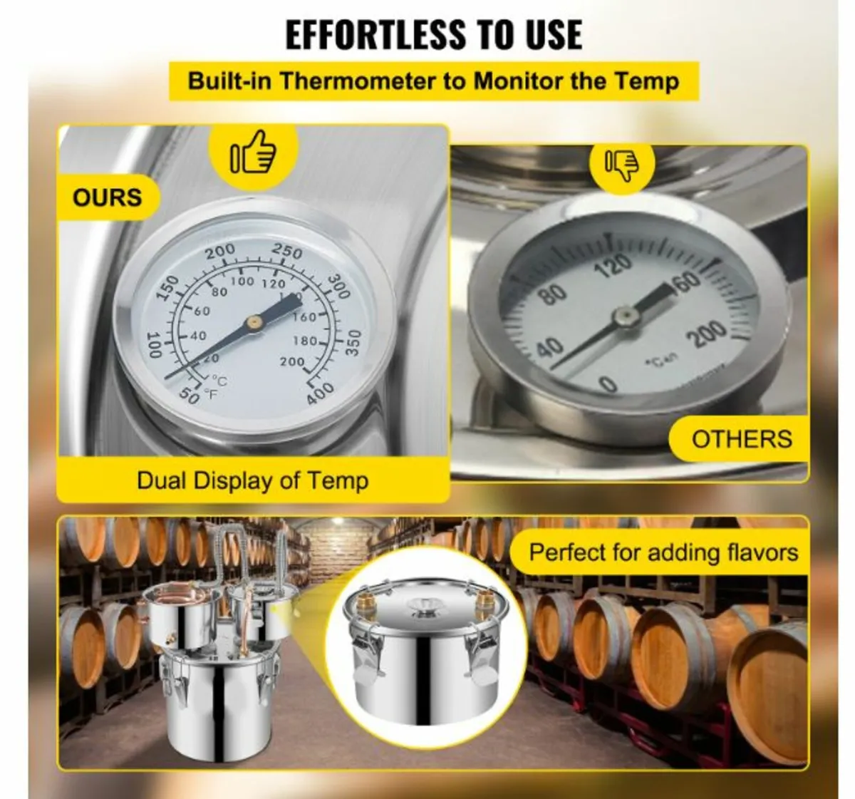 Moonshine Still Distiller 3Gal 12L Stainless Steel - Image 4