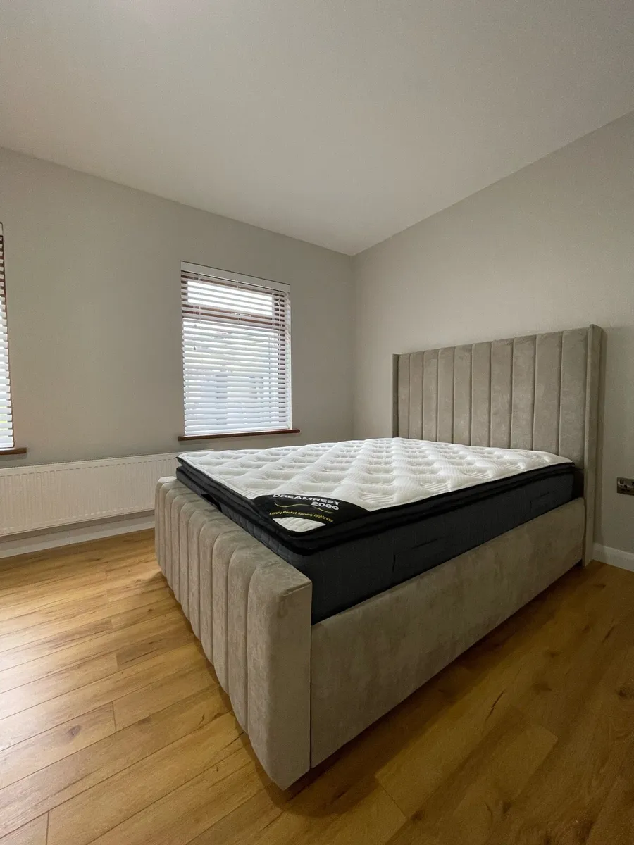 Ottoman storage bed with gas lift any size - Image 1