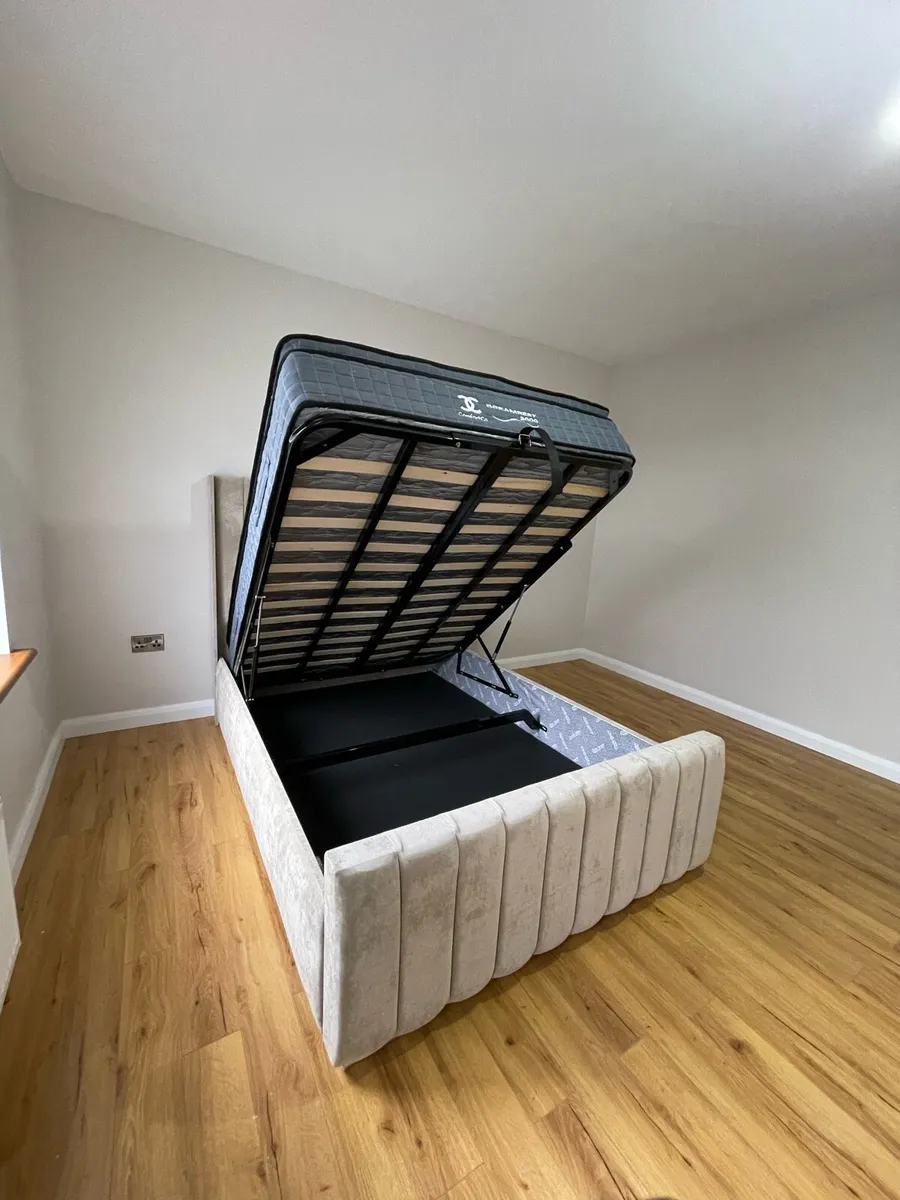 Ottoman storage bed with gas lift any size - Image 3