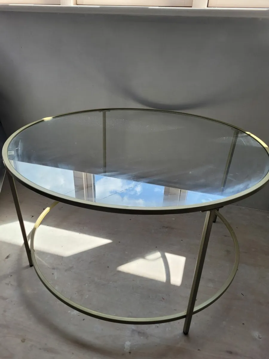 Glass coffee table - Image 2