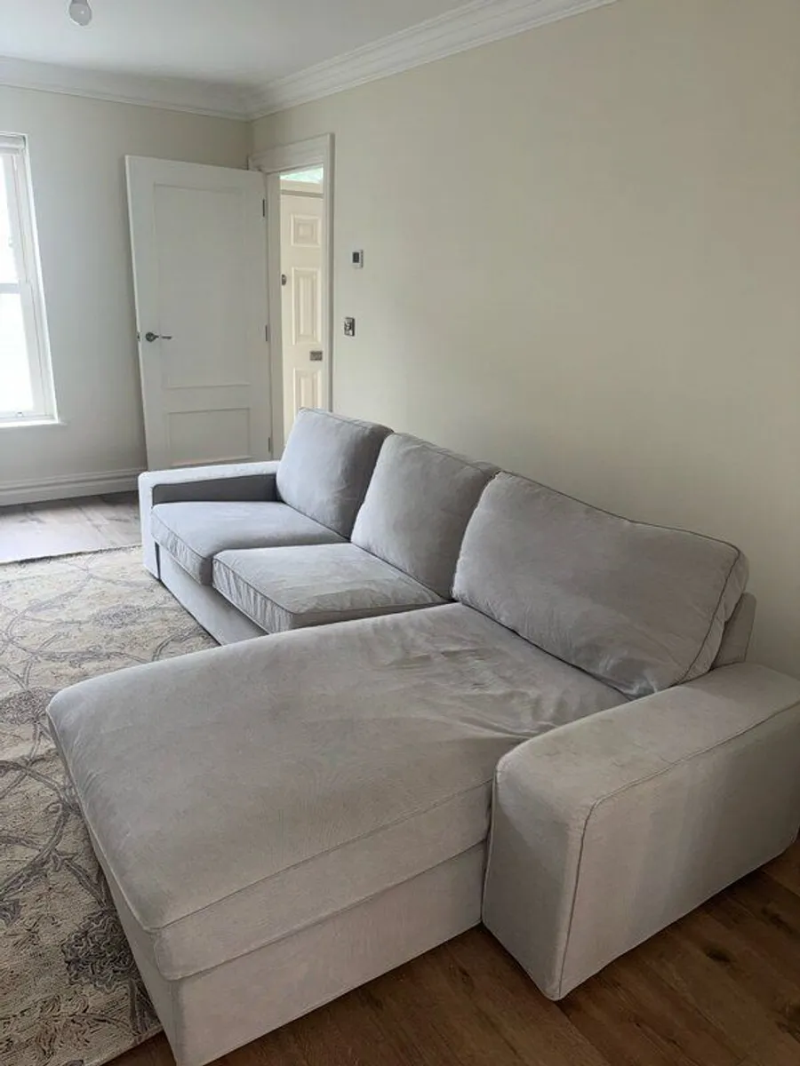 IKEA Couch with Chaise Longue - Image 2