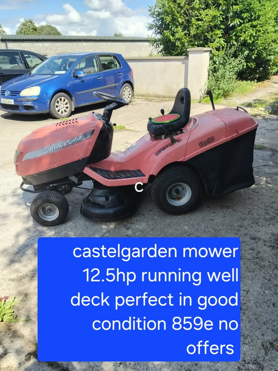 3 ried on mower running very well priced - Image 2
