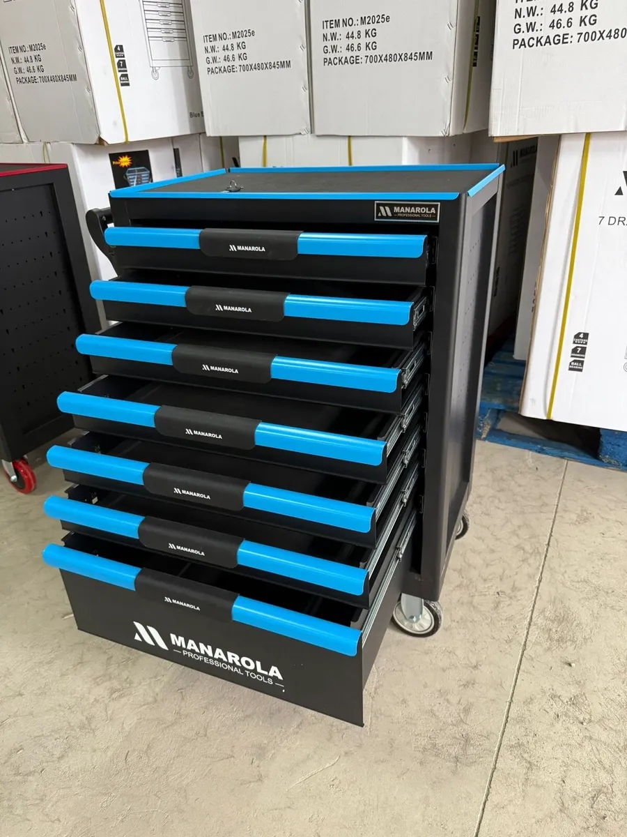 7 Drawer Toolboxes Tool Box New - Image 2