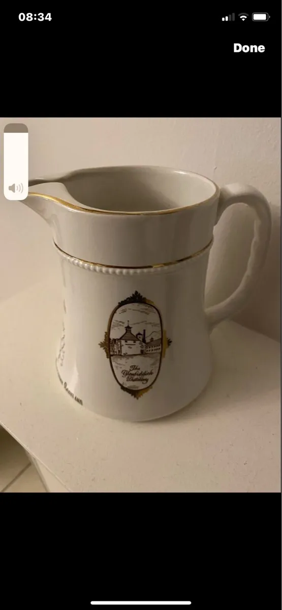 Rare Glenfiddich Ceramic Water Jug - Image 2