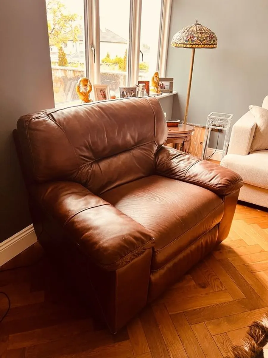 Electric Leather Reclining Chair - Image 1