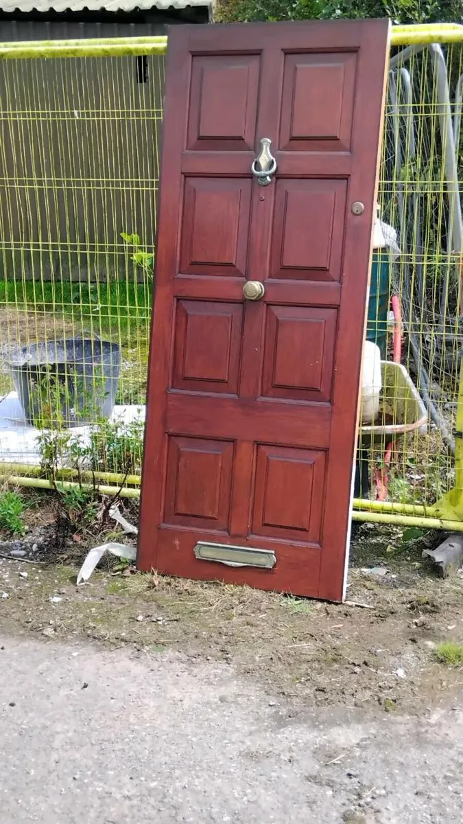 Teak door - Image 1