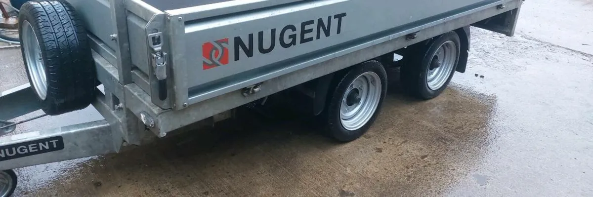 Nugent drop side trailer 10x6 year 2021 - Image 1