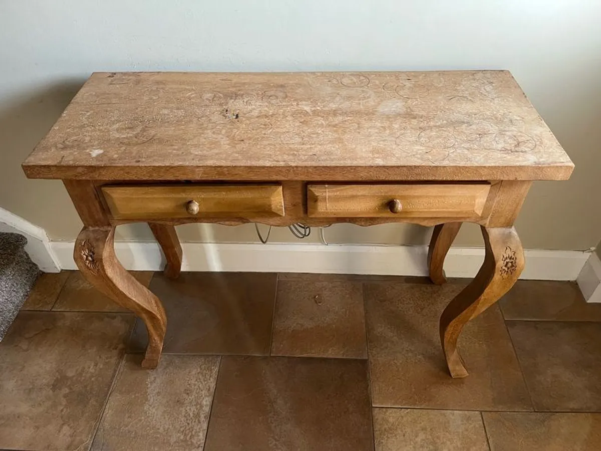 Solid Wood Hall Table - Image 1