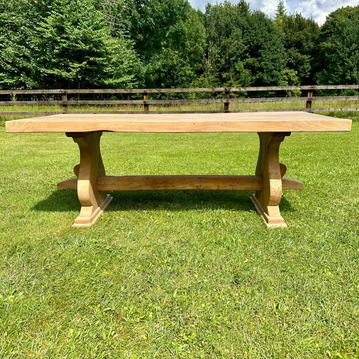 Elm Farmhouse Kitchen Table - Image 4