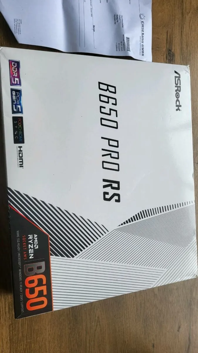 New Asrock B650 PRO RS AM5 ATX Motherboard