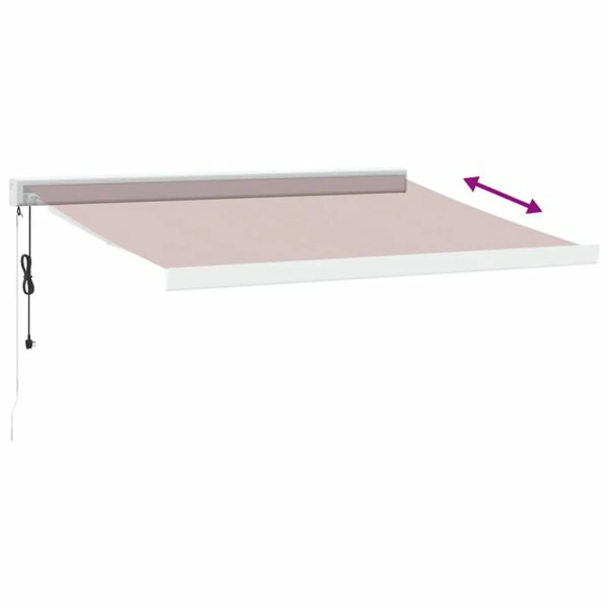 Automatic Retractable Awning Burgundy 300x250 cm - Image 4