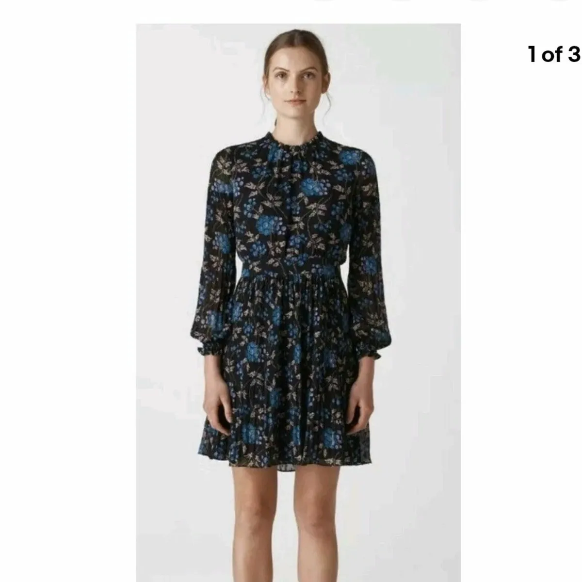 Bundle 2  Black Blue Red Floral Mini Dress 10UK - Image 2