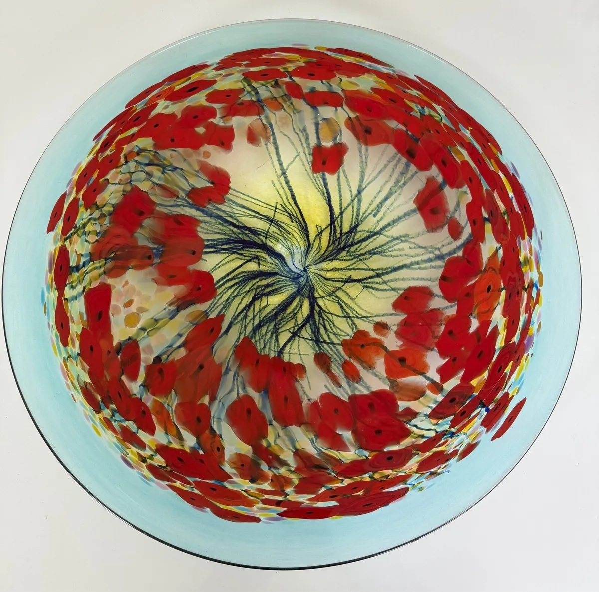 Unique handmade glass bowl - Image 1
