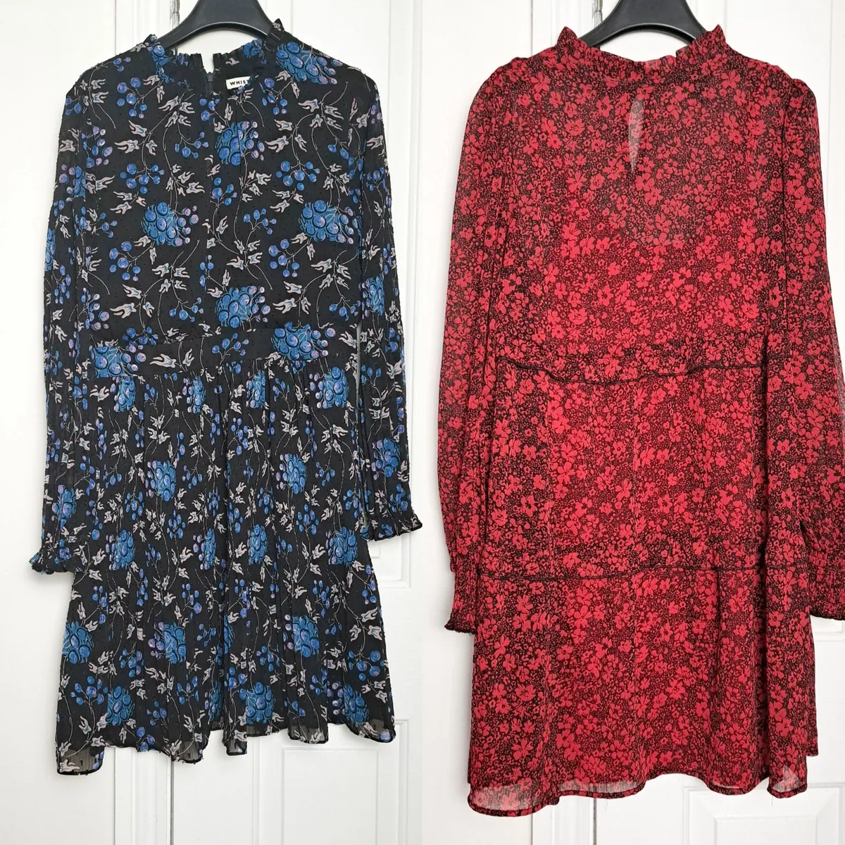 Bundle 2  Black Blue Red Floral Mini Dress 10UK - Image 1
