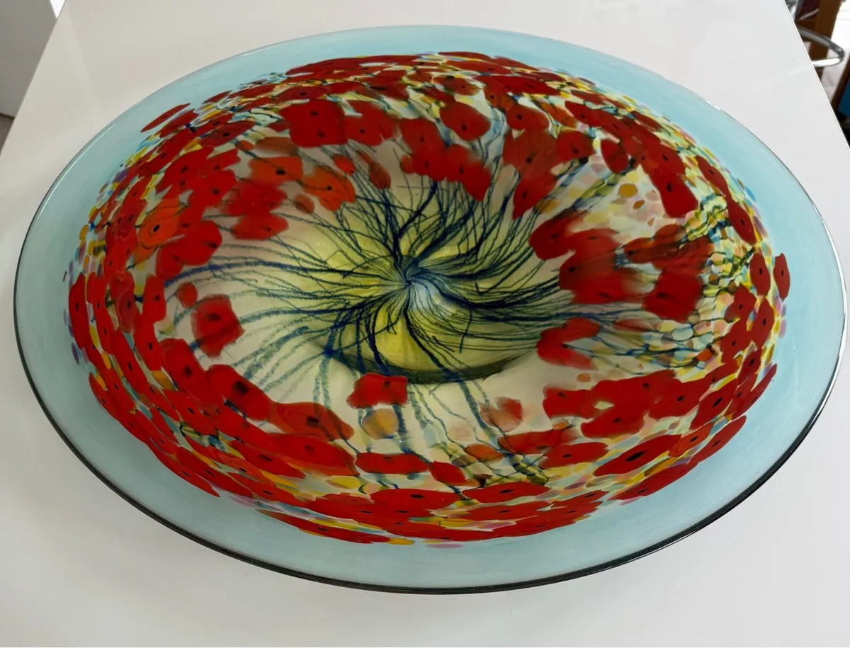 Unique handmade glass bowl - Image 3