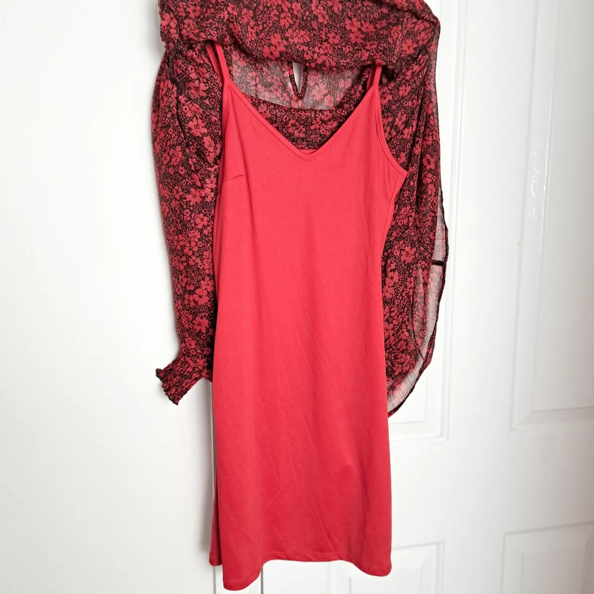 Bundle 2  Black Blue Red Floral Mini Dress 10UK - Image 3