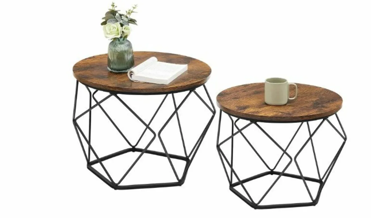 Round Coffee Table, Set - Image 1