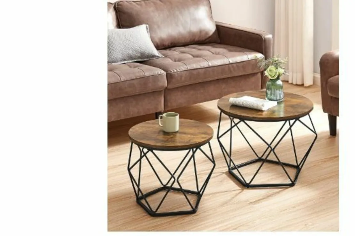 Round Coffee Table, Set - Image 3