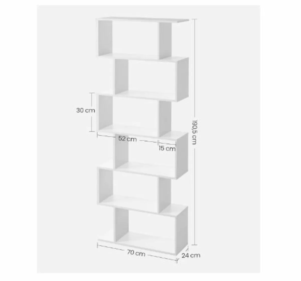 Bookcase Set of 2 Shelves - Image 2