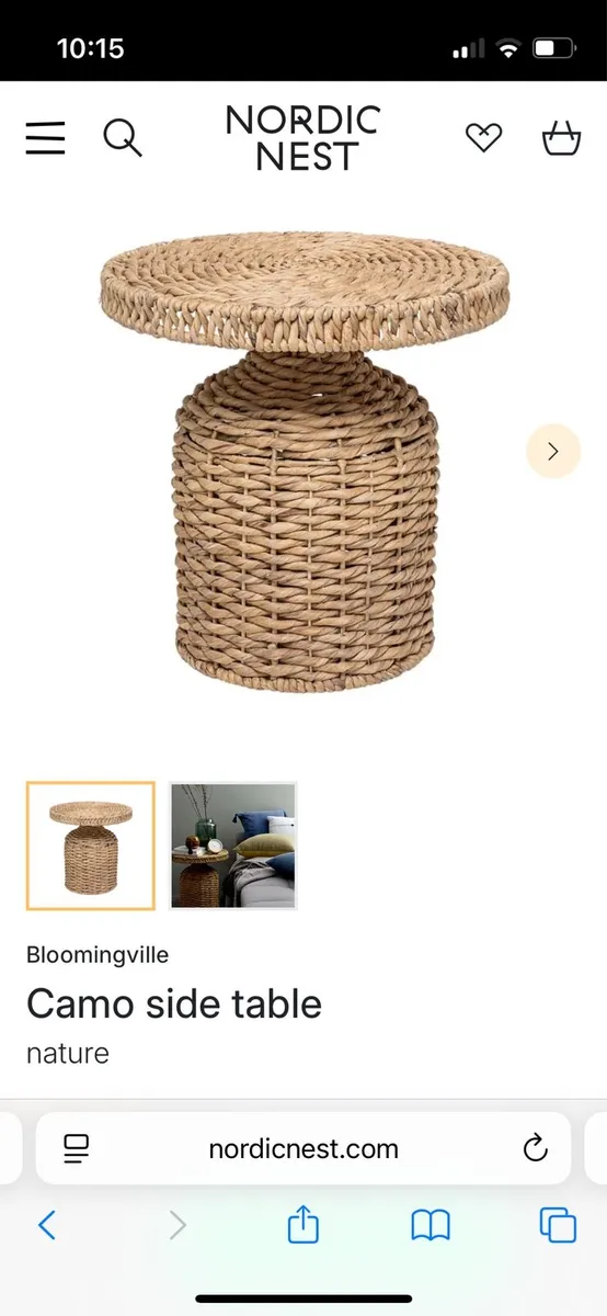 Bloomingville side table - Image 2