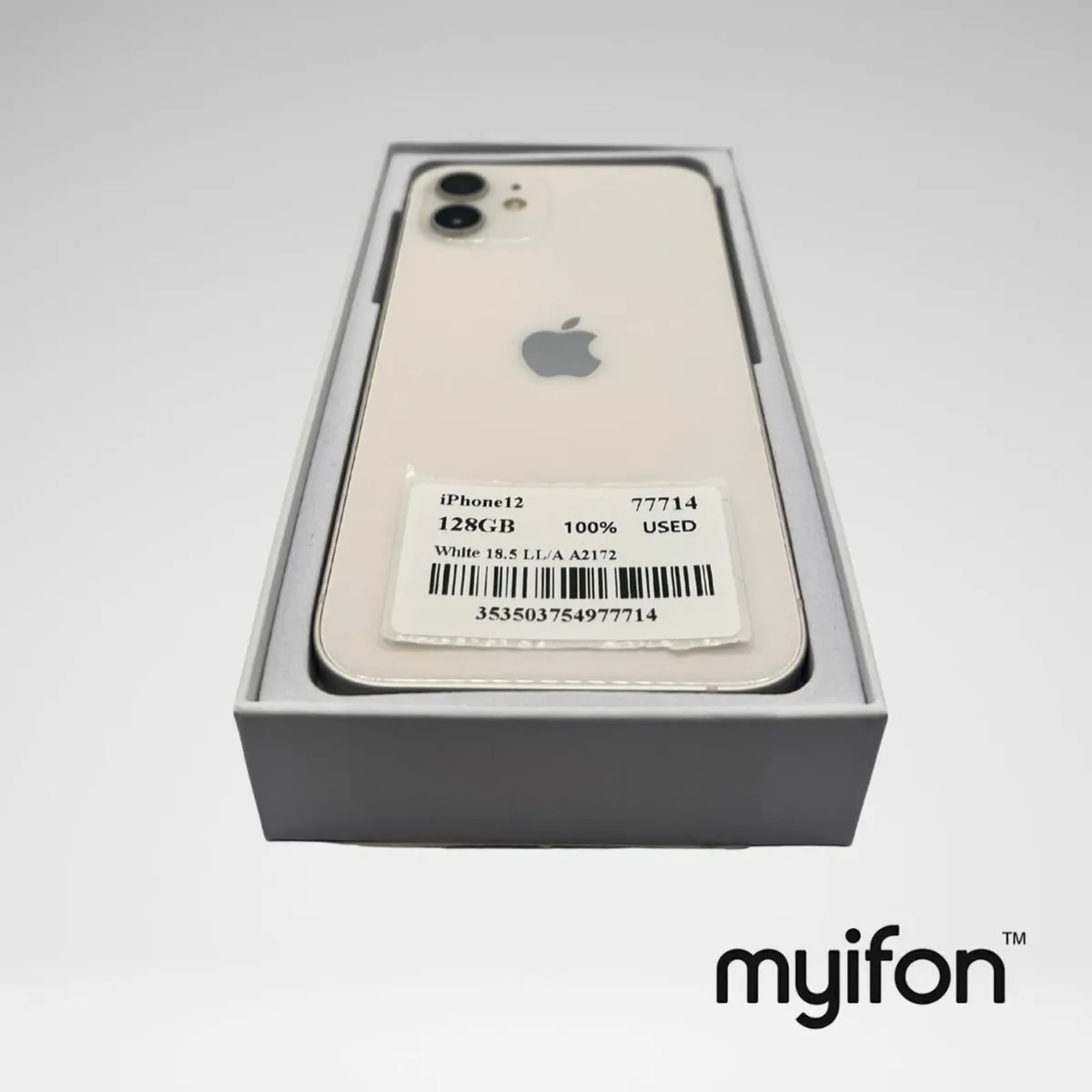 iPhone 12 White - 100% Battery - Image 1