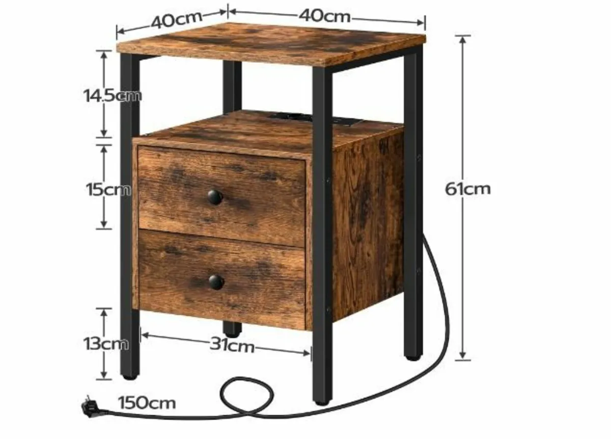 Table with Charging Station - Image 3