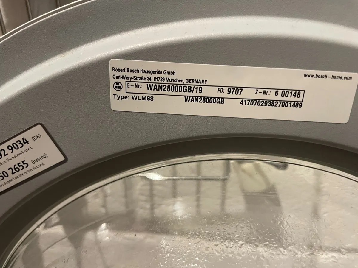 Bosch WAN28000GB/19 Washer - Image 2
