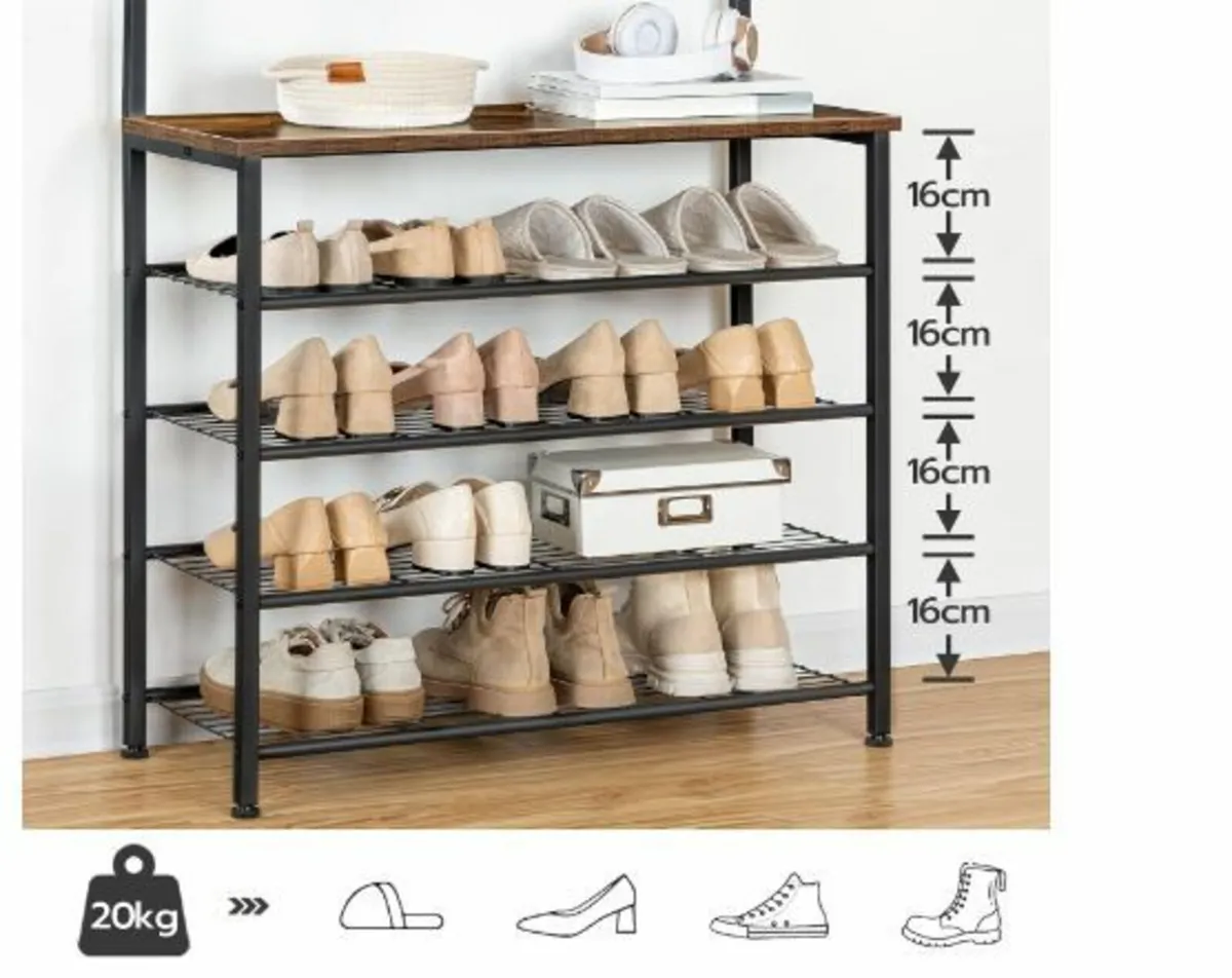 Coat Rack Shoe Rack - Image 3