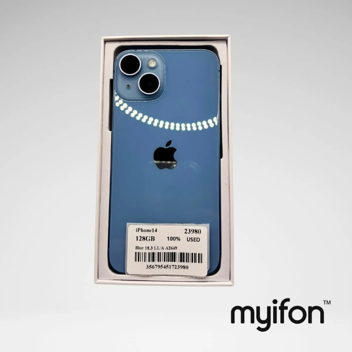 iPhone 14 Blue - 100% Battery - Image 4