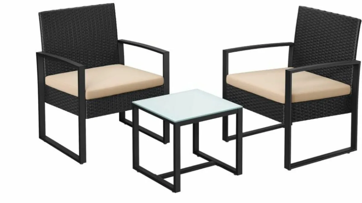 Table and 2 Chairs Set - Image 2