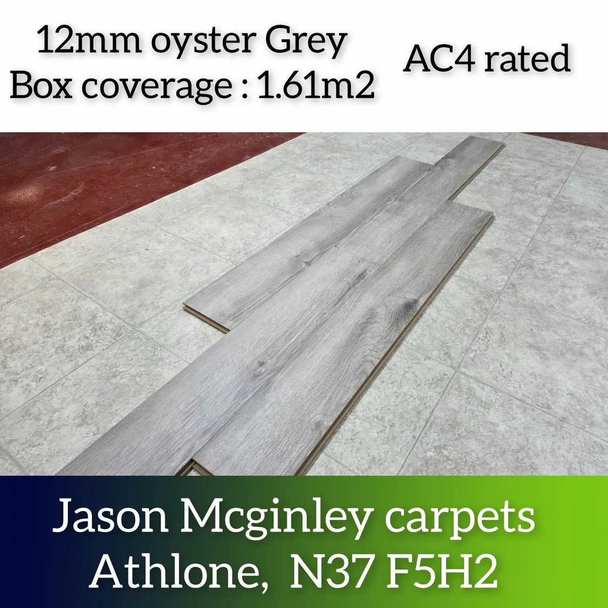 12mm Matte Finish Laminated Click Flooring in Mult - Image 2