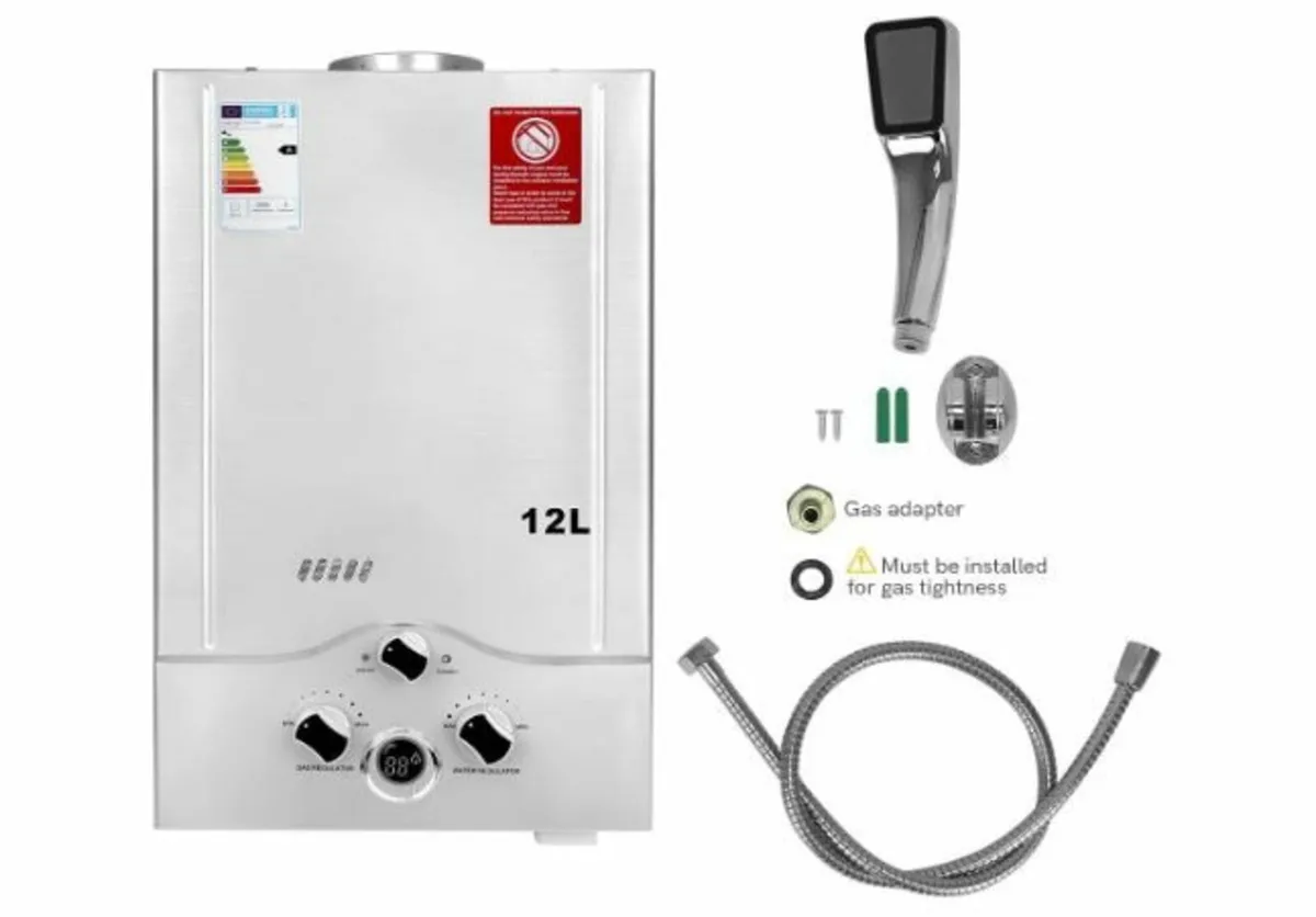 12LPM Gas Instantaneous Water Heater, 24 kW LPG - Image 1