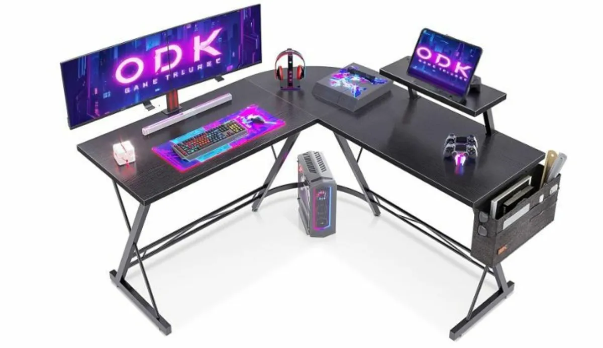 Gaming Desk Corner Desk - Image 1