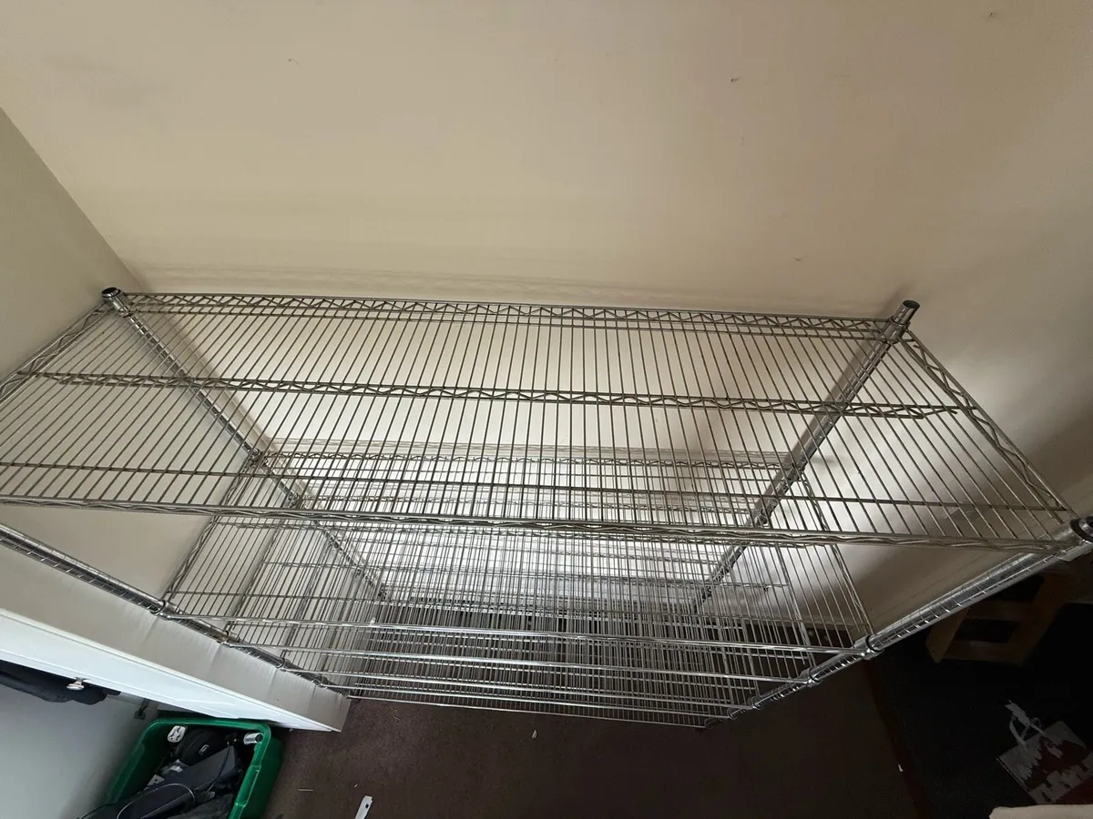 Metal shelving unit - Image 2
