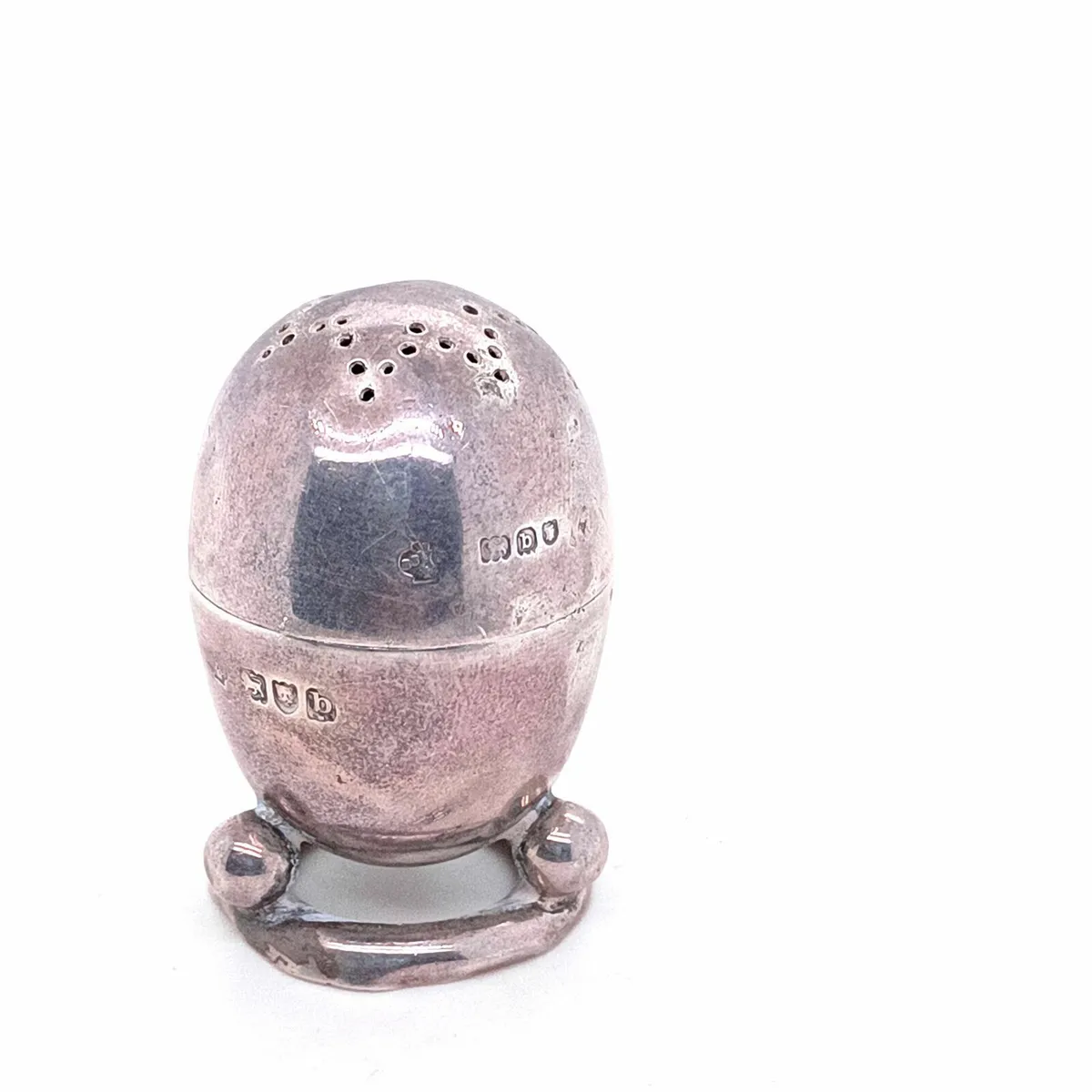 Antique Silver Salt / Pepper Shaker - Image 1