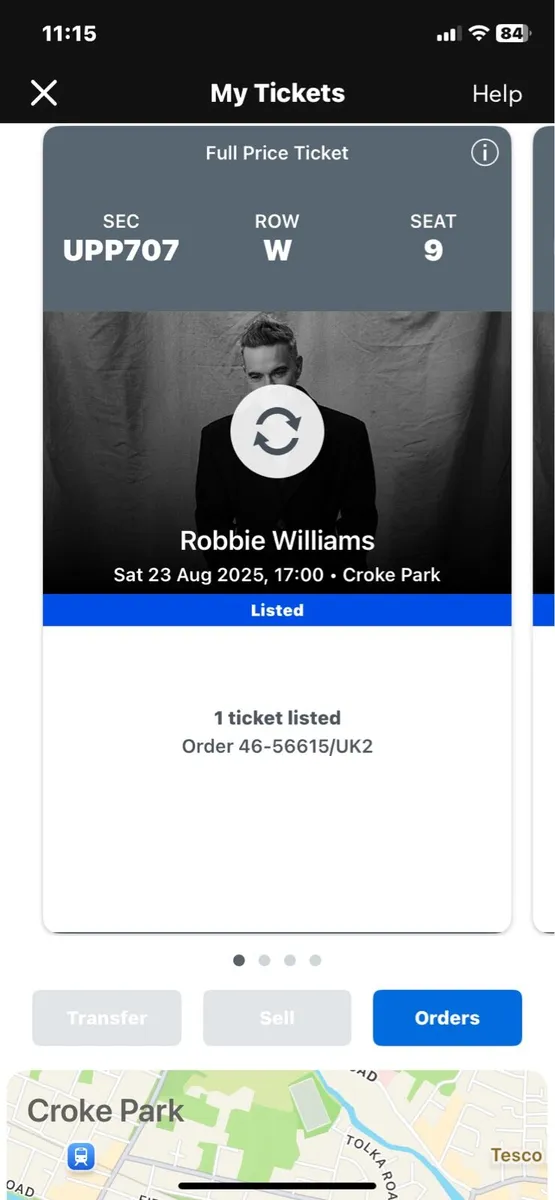 4 Robbie Williams Tickets