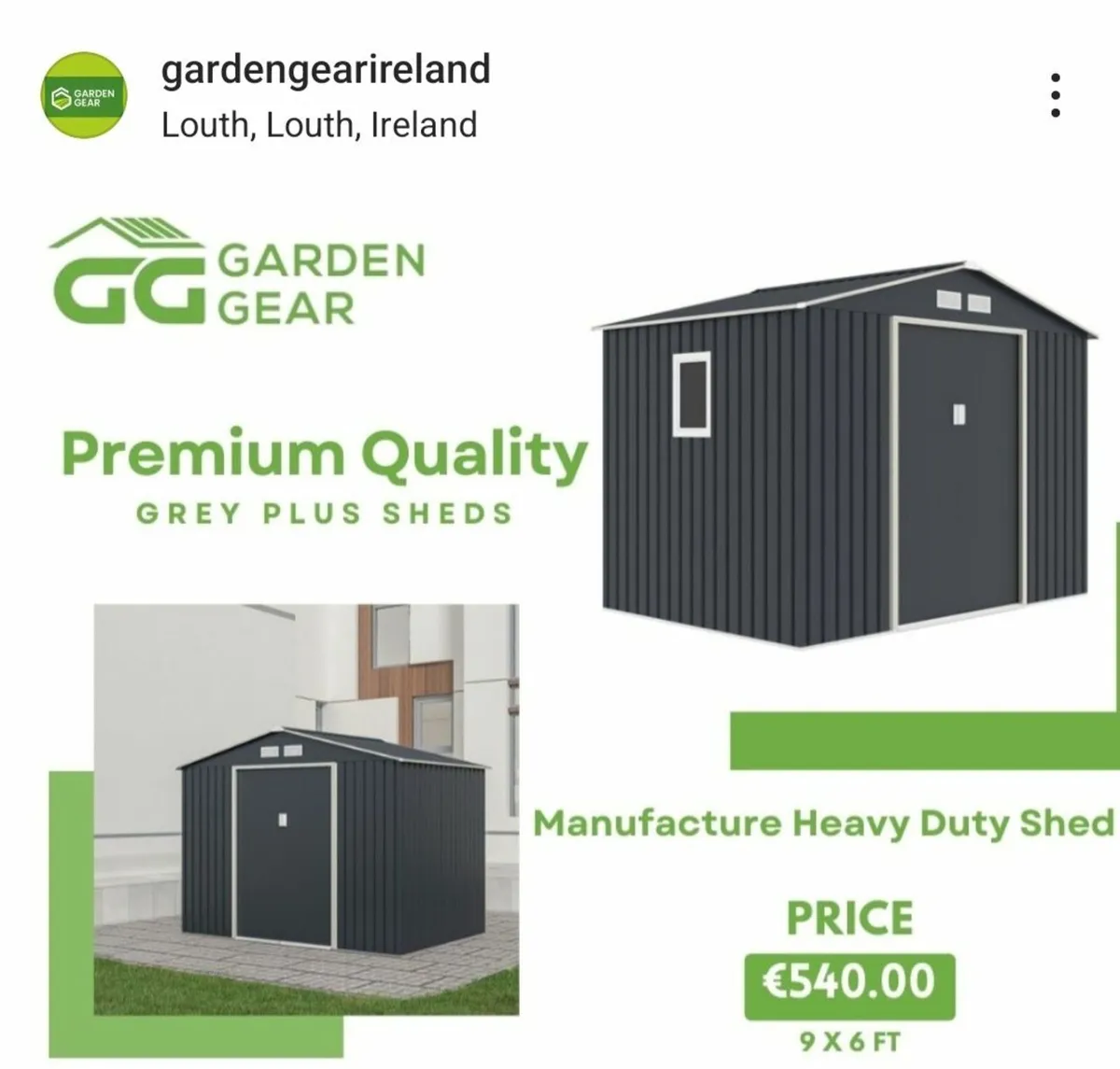 Steel garden sheds - Image 1