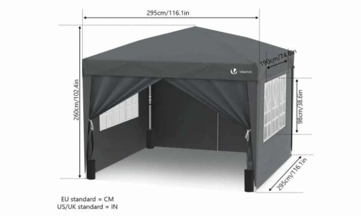 Gazebo Waterproof Gazebo 3 x 3 m - Image 3