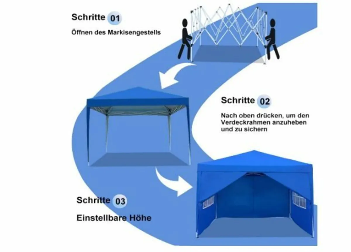 Gazebo Waterproof Gazebo 3 x 3 m - Image 3