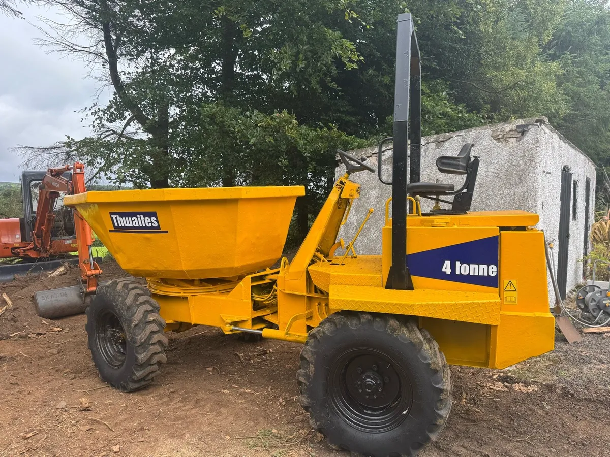 Thwaites 4 ton swivel dumper - Image 4