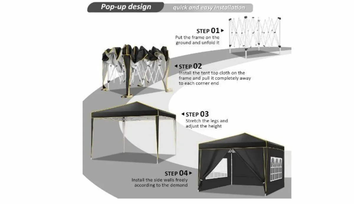 3 x 3 m gazebo - Image 2