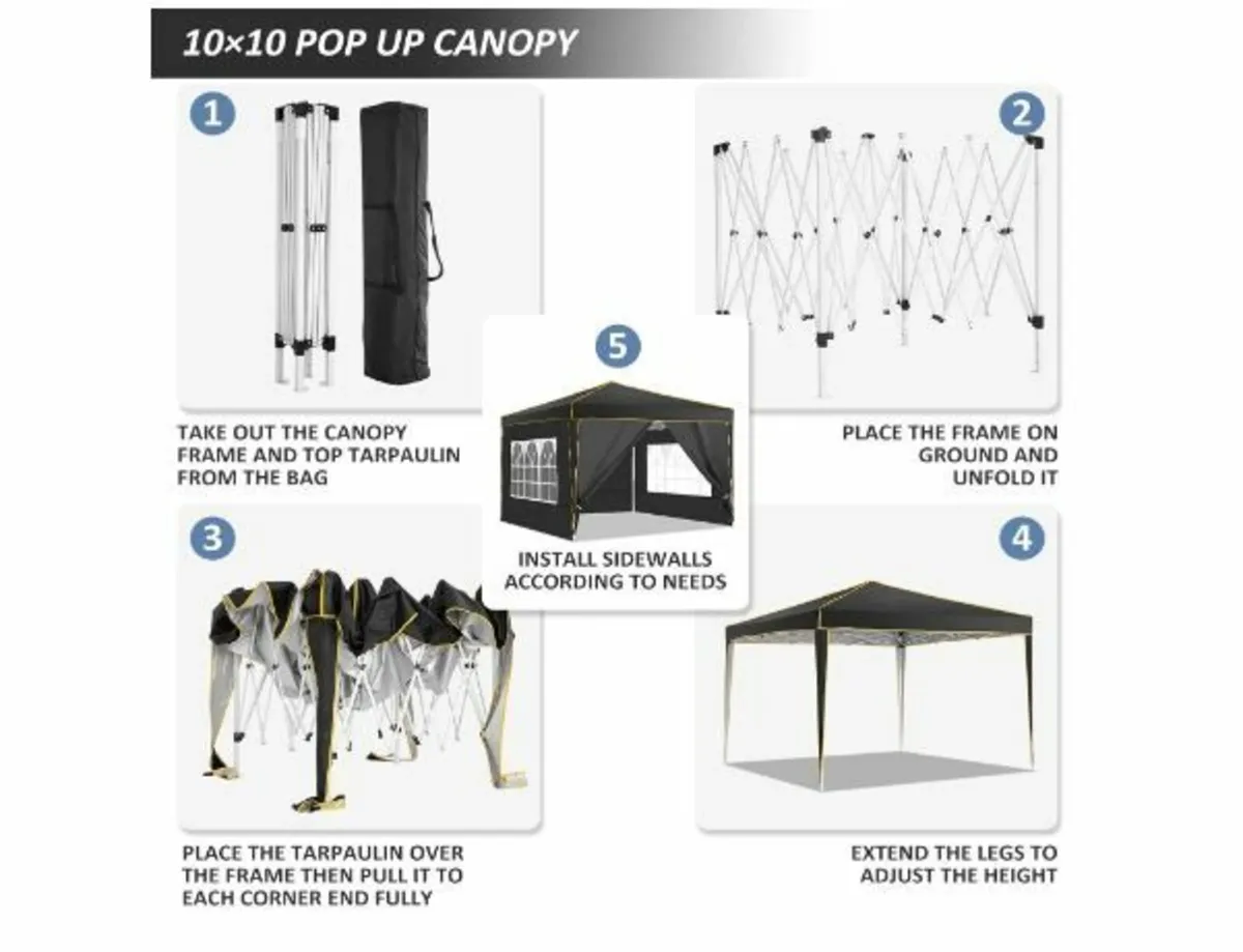 3 x 3 m gazebo - Image 4