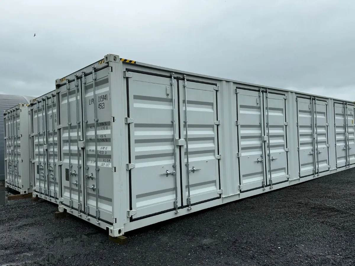 40ft x 8ft shipping container side opener opening - Image 1