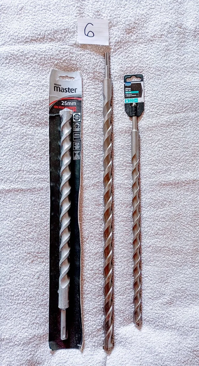 450/600mm Long SDS Masonry Drill Bits (New)