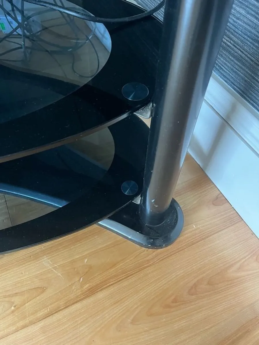 Black Glass TV Unit - Image 3