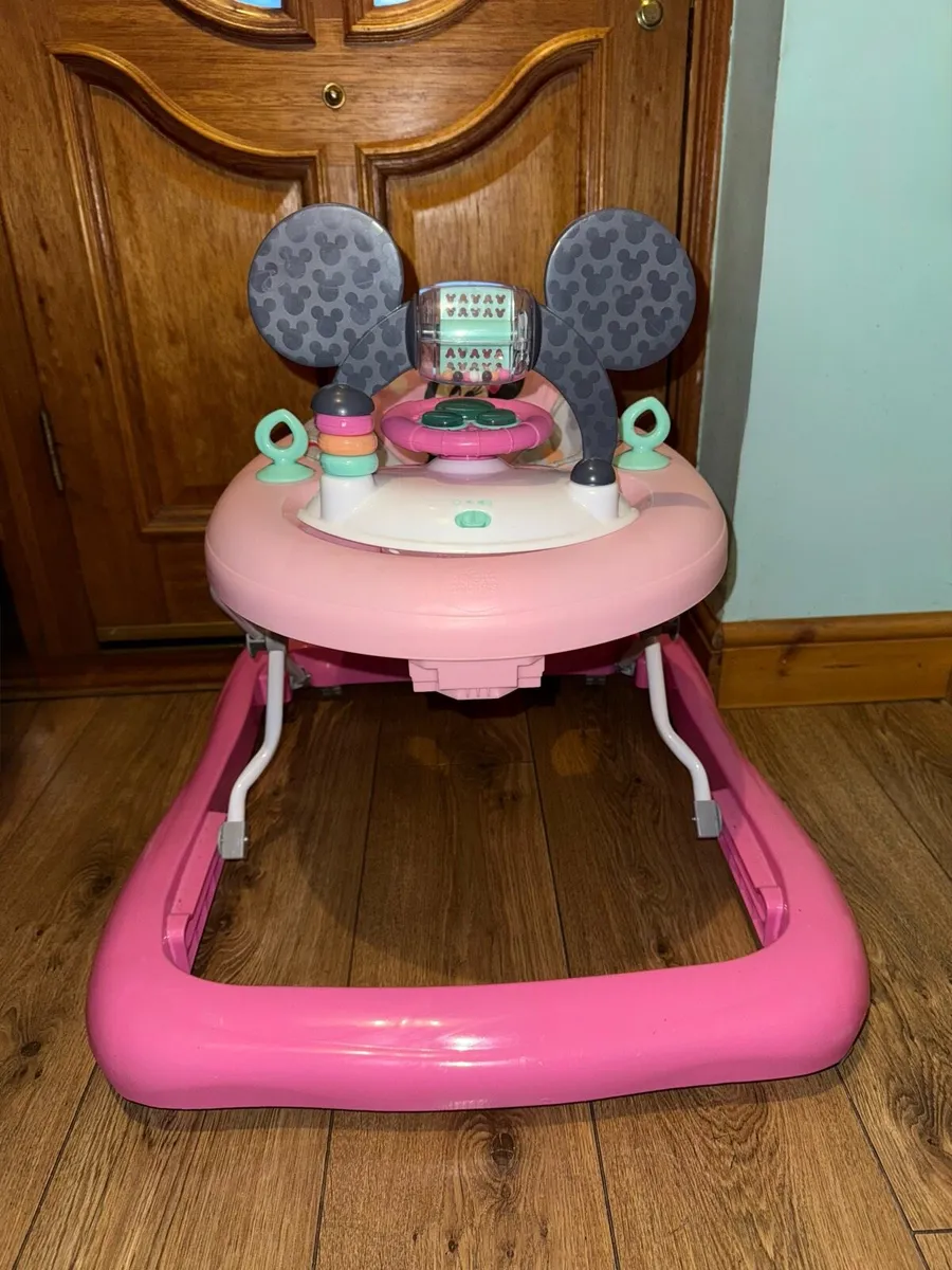 Minnie Mouse baby girl walker - Image 1