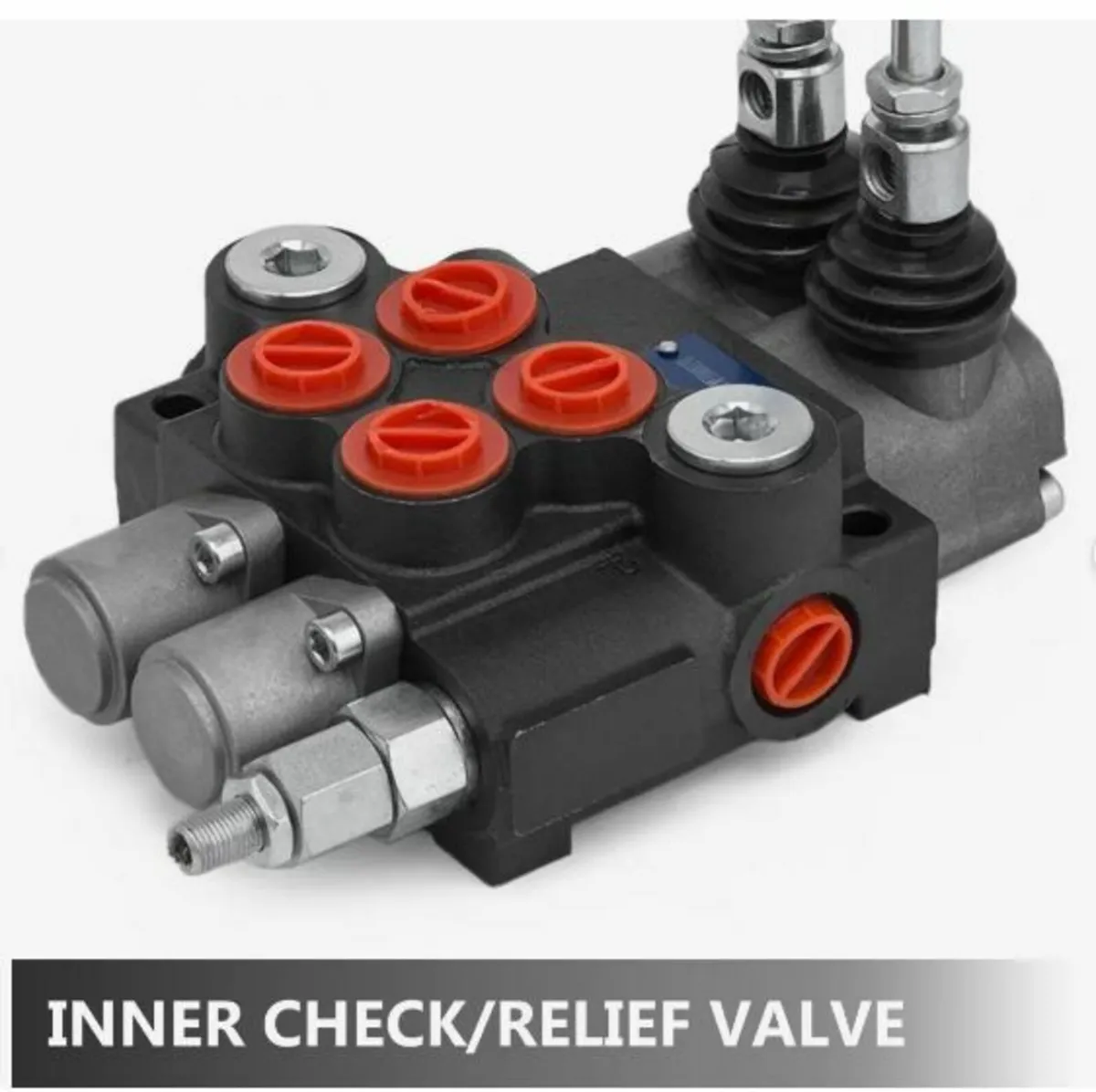 2 Spool Hydraulic Directional Control Valve 11gpm - Image 2